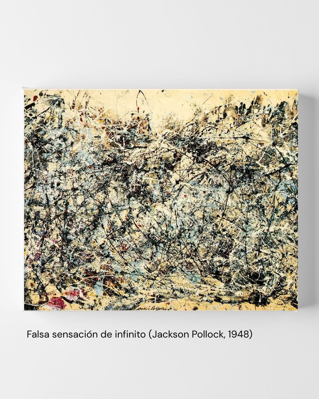 Falsa sensación de infinito (Jackson Pollock, 1948)