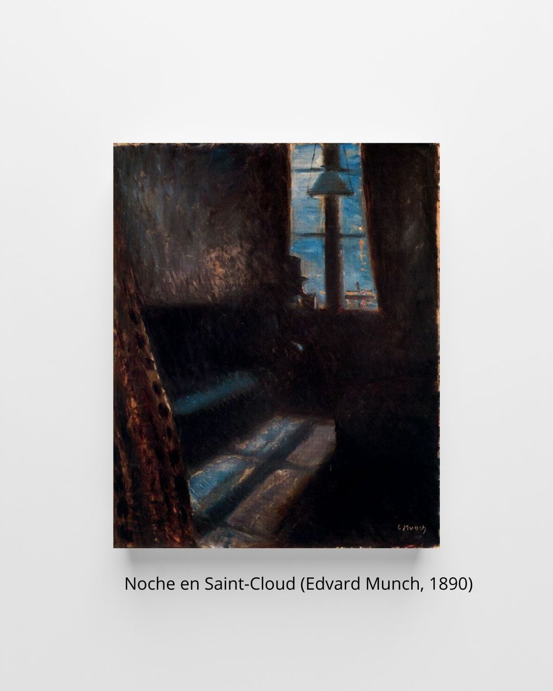 Noche en Saint-Cloud (Edvard Munch, 1890)