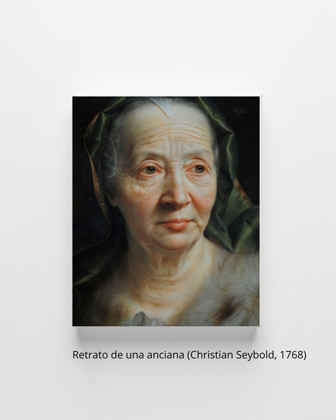 Retrato de una anciana (Christian Seybold, 1768)