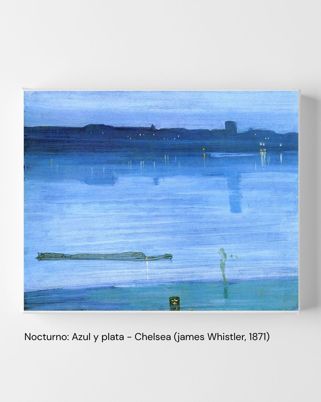 Nocturno: azul y plata (James Whistler, 1871)