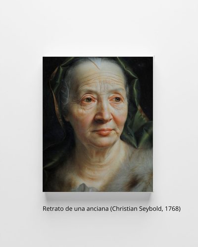 Retrato de una anciana (Christian Seybold, 1768)