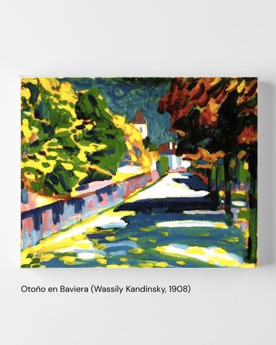 Otoño en Baviera (Wassily Kandinsky, 1908)