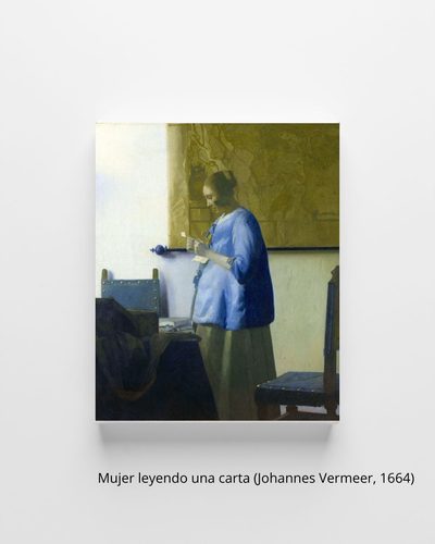 Mujer leyendo una carta (Johannes Vermeer, 1664)