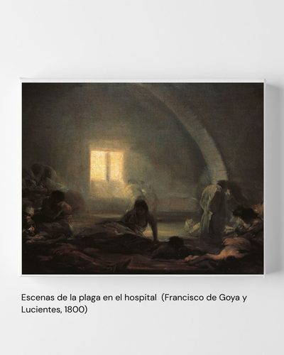Escenas de la plaga en el hospital (Francisco de Goya y Lucientes, 1800)