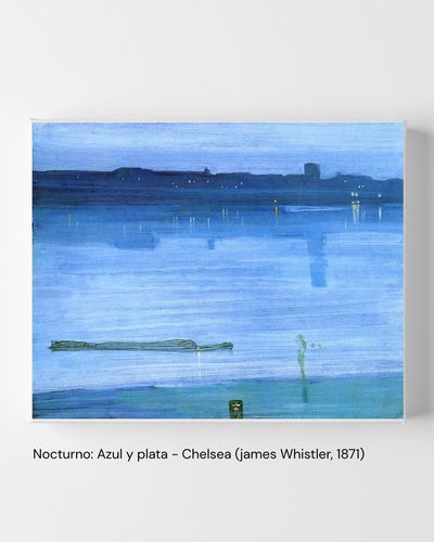 Nocturno: azul y plata (James Whistler, 1871)